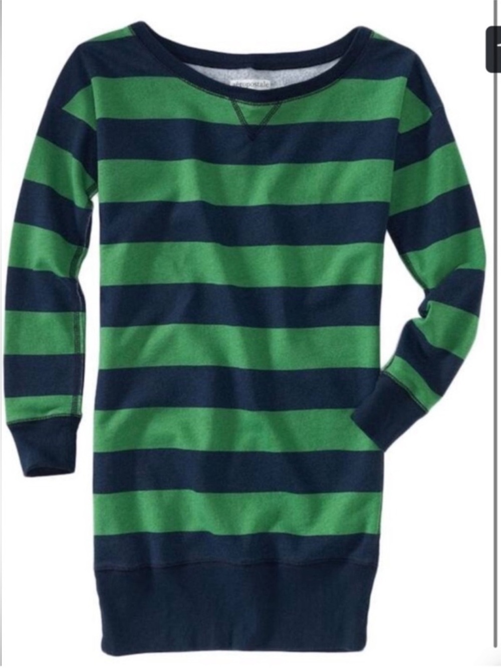 Aeropostale striped long sweatshirt women’s large